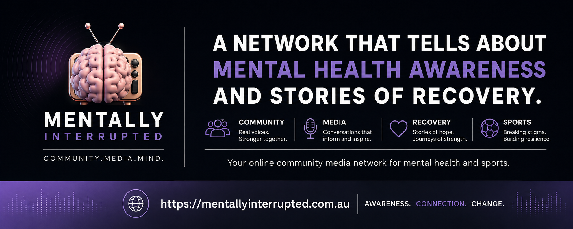 Mentally Interrupted Community Network Logo